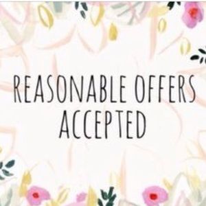 Accepting reasonable offers :)